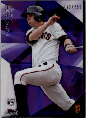 2015 Finest Purple Refractors #85 Gary Brown /250 - NM-MT - Image 1 of 2