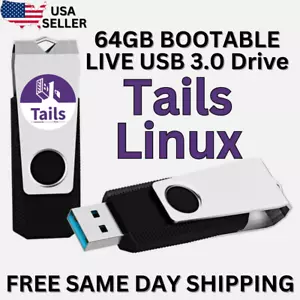 TAILS 6.13 Portable Anonymous OS - Bootable USB for Windows, Mac, Linux, & More - Picture 1 of 1