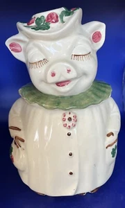 1940s Shawnee Shamrock Winnie Pig Cookie Jar - Picture 1 of 16
