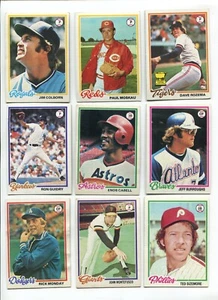 A - 1978 Topps 27 card lot:Dave Rozema RC, Enos Cabell, Ron Guidry, etc NO DUPS! - Picture 1 of 6