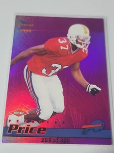PEERLESS PRICE 1999 Pacific Red Prism Rookie #289 / 320.  TENNESSEE - Picture 1 of 2