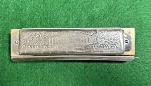 Vintage M. Hohner 270 Super Chromonica Harmonica Key of G Missing Slide Knob - Picture 1 of 8