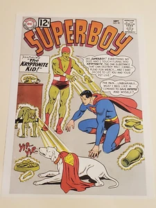 DC COMICS MINI POSTER COMIC BOOK COVER SUPERBOY #99 FIRST SERIES 10.25"X14" - Picture 1 of 2