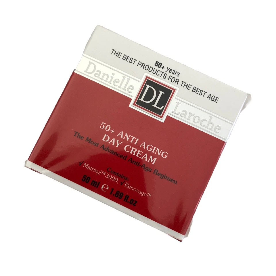 全新 Danielle Laroche 50+ 抗衰老日霜保湿霜 大号 50 毫升 — 第 1/1 张图片