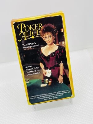 Poker Alice (VHS, 1993) Elizabeth Taylor, Tom Skerritt, George Hamilton - Image 1 of 3
