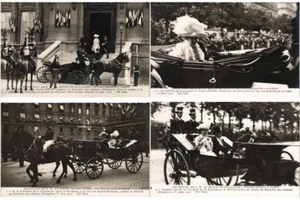 NETHERLANDS ROYALTY Wilhelmina Visit 1912 Paris 25 Vintage Postcards (L5392) - Picture 1 of 7