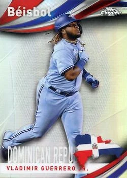 2021 Topps Chrome Beisbol #B-6 Vladimir Guerrero Jr. BLUE JAYS - Image 1 of 2
