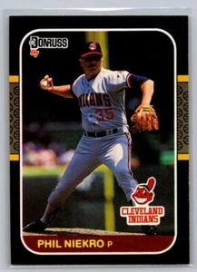 Donruss Phil Niekro 1987 #465 - Imagen 1 de 2