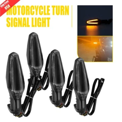 4x Front/Rear Turn Signal Indicator Lights For BMW G310GS G650GS S1000RR R1200G - Image 1 of 4