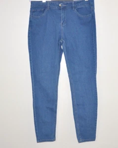 Pantalones de mezclilla para mujer Forever 21 tiro medio lavado azul talla 31 - Imagen 1 de 10