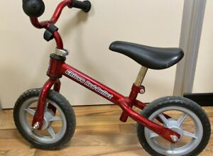 bicicletta per bambini senza pedali rossa altezza sedile circa 40 cm