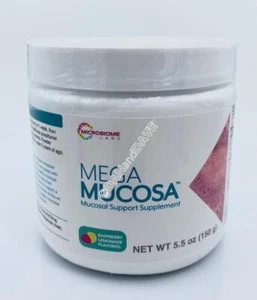 Microbiome Labs MegaMucosa - Raspberry Lemonade Flavor Powder - Gut Lining & Imm