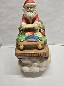 ALDON VTG 1988 Radmark International Fine Porcelain Santa Claus Music Box 6.5” T - Picture 1 of 6