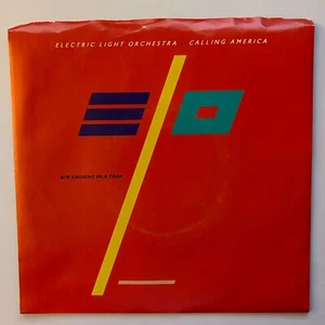 Electric Light Orchestra - Calling America 1986 45 rpm w/picture sleeve GD - Picture 1 of 4