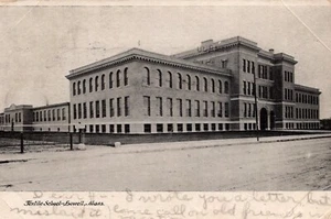 Lowell Massachusetts Textilschule Antik PC Posted 1906 - Bild 1 von 2