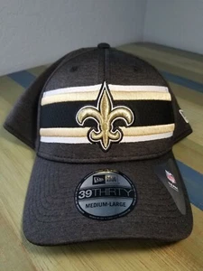 New Orleans Saints New Era 39THIRTY NFL On Field Base M/L Hat Cap NWT - Picture 1 of 6