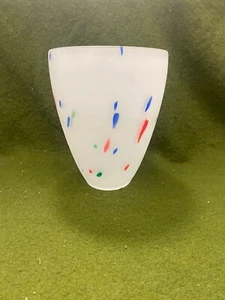 SPLASH VASE Glas-Vase Handarbeit ca. 20cm Blumenvase - Bild 1 von 7