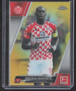 Moussa Niakhaté 2021-22 Topps Chrome Bundesliga Gold Refractors #73 SN - Picture 1 of 2
