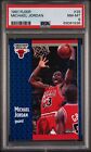 1991 Fleer Basketball #29 Michael Jordan Chicago Bulls HOF- PSA 8 NM-MT