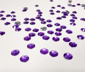 Jelly VIOLETT/Chrom / Lila SS20/~5mm NON HOTFIX Rhinestones zum Kleben RESIN - Picture 1 of 21