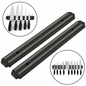 Strong Magnetic Knife Rack Holder Kitchen Utensil Storage Bar Strip Wall Mounted - Picture 1 of 15