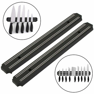 BLADO Strong Magnetic Knife Rack Holder Kitchen Utensil Storage Bar Strip Wall Mounted
