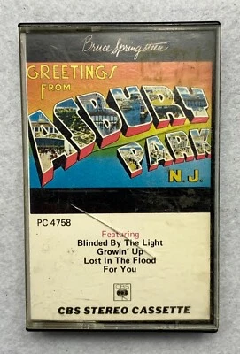 Bruce Springsteen – Greetings From Asbury Park, N.J., AUS Cassette - Image 1 of 4