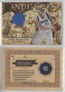 2010-11 Panini Gold Standard Gold Nuggets Memorabilia /199 Dirk Nowitzki #6 HOF
