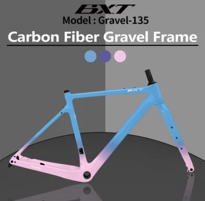 BXT 700*25C Kohlefaser Frame Rennrad Fahrradrahmen Rahmenset Fahrradrahmen Neu - Bild 1 von 4