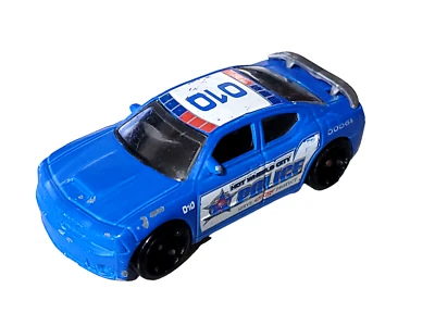 2010 HOT WHEELS CITY WORKS DODGE CHARGER SRT8 POLICE CAR - 1:64 Loose Diecast - Image 1 of 4
