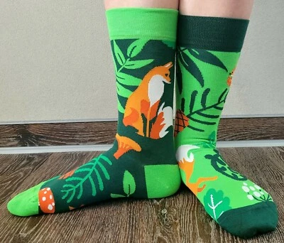 DEDOLES ~ Lustige Mismatch Socken ~ WALDTIERE ~ 35-38, 39-42, 43-46 - Bild 1 von 3