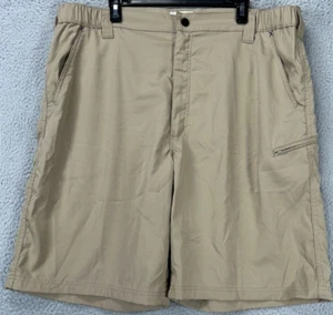 Wrangler Shorts Mens 40 ATG Tan Chino Hiking Side Pocket Outdoor Casual Utility - Picture 1 of 9