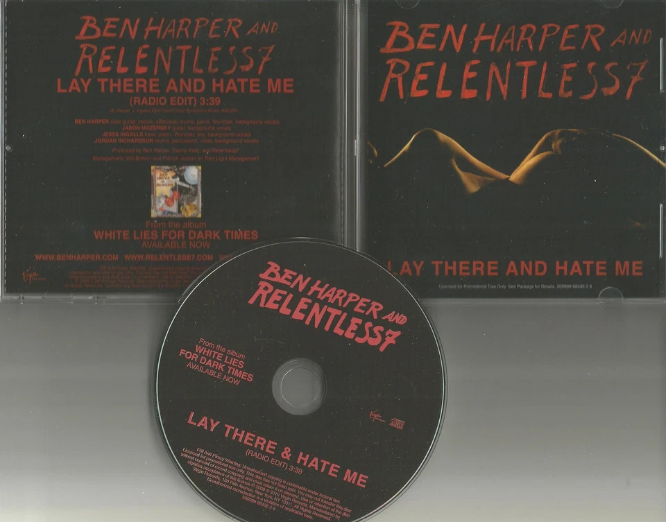 BEN HARPER Lay there and hate me RARE EDIT PROMO Radio DJ CD Single 2009 USA  Foto 1 de 1