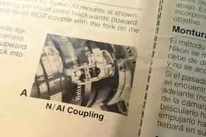 Nikon F and Ai Coupling Guide Brochure for Nikon F mount - Picture 1 of 6