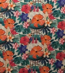 Fabric Patchwork Promotions Digitally Printed Bora Bora Floral - Picture 1 of 2