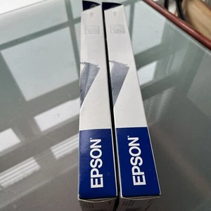 NEW 2-Pack of Epson 7753 Ink Ribbon Cartridges Genuine 10 meters 32.8 ft - Afbeelding 1 van 5
