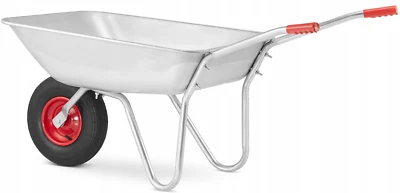 MAT-COMPANY Carretilla carretilla de jardín carretilla de construcción carretilla de mano carretilla de transporte 120 litros