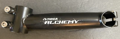 Vintage Tioga Alchemy Threadless Stem MTB Black 25.4 mm Clamp Mid Old School NOS - Image 1 of 4