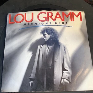 Lou Gramm 45RPM “Midnight Blue” 1987 80s Classic Rock 7” Vinyl - Picture 1 of 4