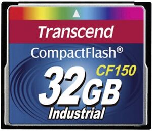 32GB Transcend CF150 Industrial Compact Flash Memory Card - New, unused