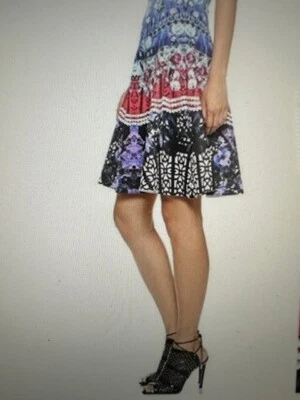 CLOVER CANYON Flare Neoprene A-line Skirt Sz Small - Image 1 of 4