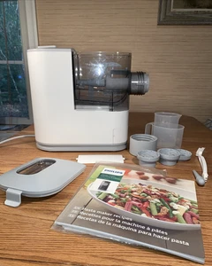 Extrusora para hacer pasta Philips colección Viva blanca totalmente automática HR2370 - Imagen 1 de 10