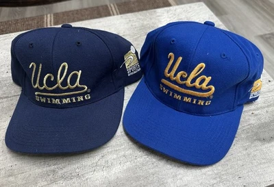 Chapéu Snapback Natação Vintage Anos 90 UCLA Bruins Sports Specialties Script NCAA 2 - Imagem 1 de 4