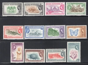 British Honduras 1953-57 QE Definitive Set Mint H #144-55 - Bild 1 von 1