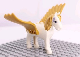 Lego Elves Pegasus01 Golden Glow From 41078 Skyra's Mysterious Horse Only 
