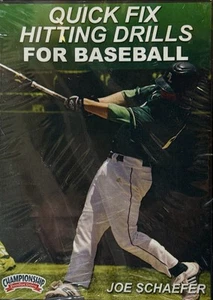 Joe Schaefer: Quick Fix Hitting Drills for Baseball (DVD), **NEW** - Picture 1 of 5
