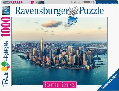Ravensburger 14086 New York, 1000 Pieces, Jigsaw Puzzle, Beautiful Skylines - Image 1 of 3