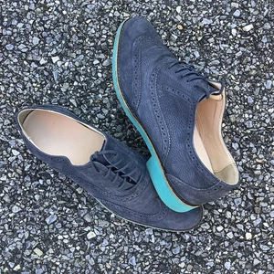 Scarpe da donna Cole Haan comode a coda di rondine blu scamosciate LunarGrand taglia 8,5B - Foto 1 di 13