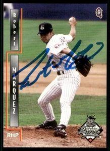 Tarjeta firmada por Robert Marquez Ottawa Lynx 2000 autógrafo exposición automática - Imagen 1 de 1