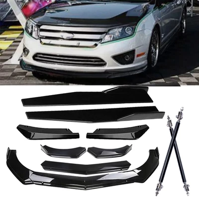 Front Bumper Lip Spoiler Splitter Side Skirt Rear Lip For Ford Fusion Foto 1 de 4